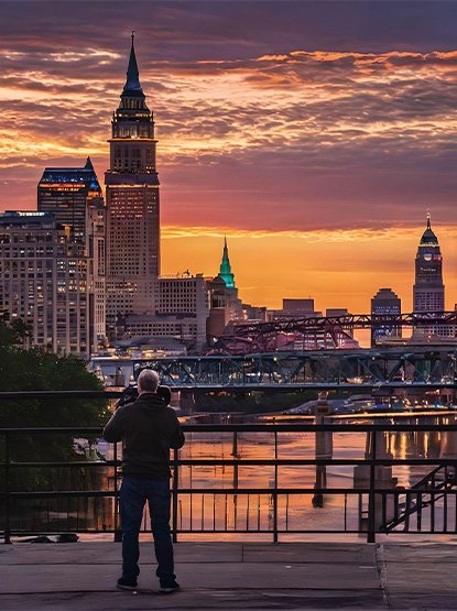 Cleveland skyline